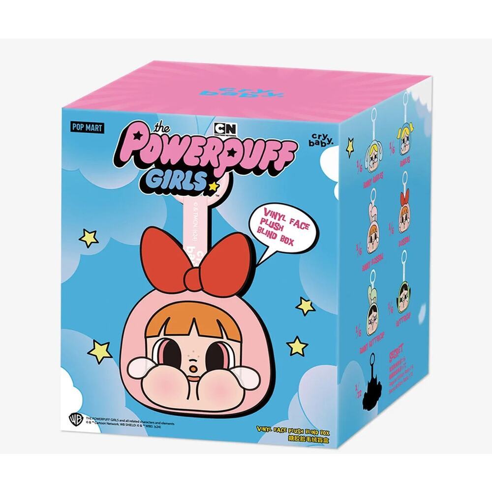 Pop Mart CRYBABY × Powerpuff Girls Series-Vinyl Face Plush Blind‎ Box single box